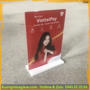 Menu mica để bàn giá rẻ