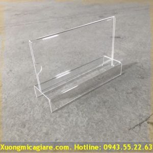 Bảng tên mica kẹp vách ngăn