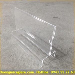 Kệ mica kẹp vách ngăn