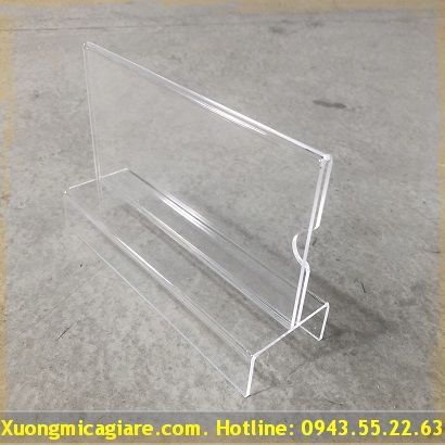 Kệ mica kẹp vách ngăn