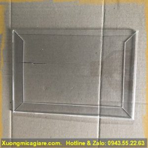 khay mica checklist uốn 3 cạnh