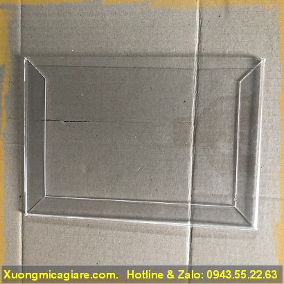 khay mica checklist uốn 3 cạnh