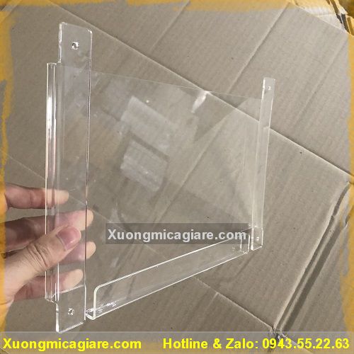 Khay mica để tài liệu treo tường
