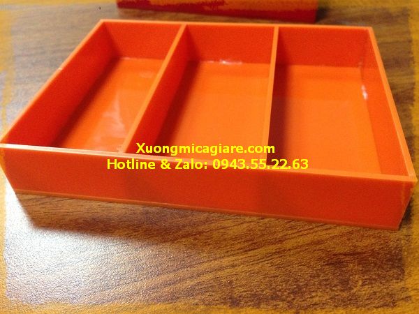 Khay mica theo yêu cầu giá rẻ