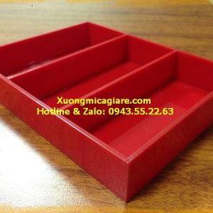 khay mica nhiều ngăn giá rẻ