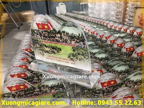 kỷ niệm chương mica, biểu trưng mica giá rẻ