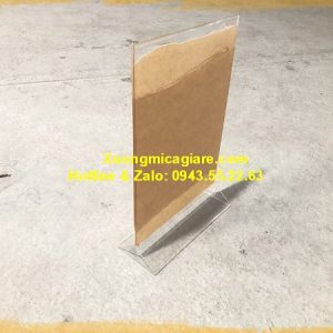 kệ menu mica a4 giá rẻ