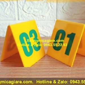 thẻ số bàn theo yêu cầu
