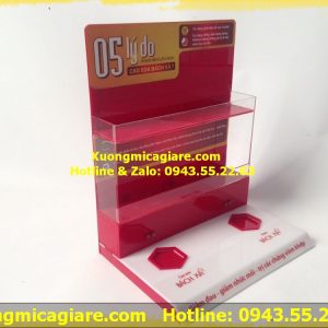kệ mica trưng bày thuốc, kệ mica trưng bày dược phẩm (1)