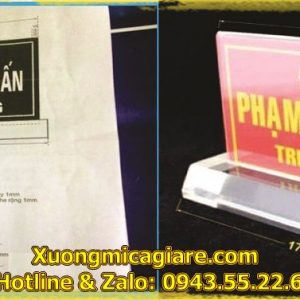 quy định biển chức danh quân đội