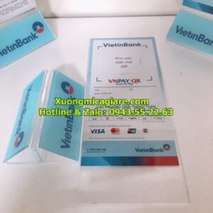 Menu Mica A6 Đế Tam Giác