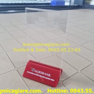 Đế menu mica quét mã qrcode để bàn giá rẻ